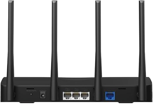 MERCUSYS MR27BE BE3600Mbps Dual Band WiFi 7 Router, 2x 2.5 Gbps Ports, 4K-QAM And MLO, WiFi Router with 4x High Gain Antennas for Maximized Coverage, 160 MHz, EasyMesh-Compatible