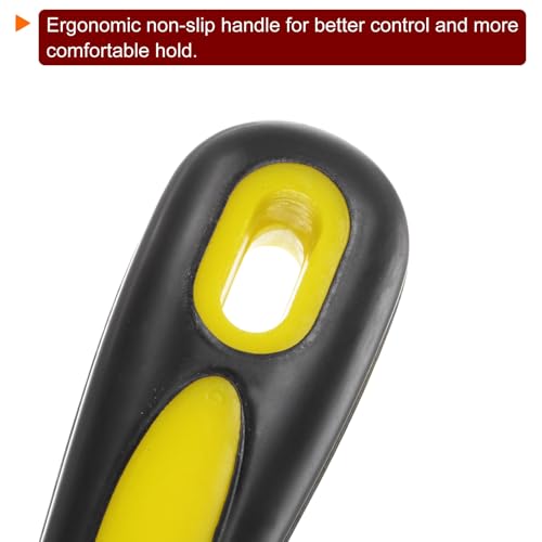 QUARKZMAN 5 Stück Feilengriff aus Kunststoff 108 mm / 4,25 Zoll Runde und Rechteckige Loch Ergonomische Griffe für 8 Zoll Metallfeilen, Raspeln und Meißeln