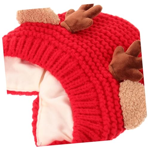 Gorro de asta de ciervo de invierno para niños muy suave 3