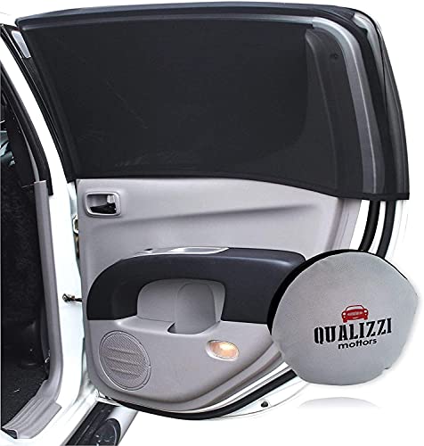 XL/Car Windows Sun Shades for SUVs Windows up to 21-22in x 46-50in. Mesh Shade Socks for Baby. Car Window Screens for Camping. Covers Fully (2-Pack)