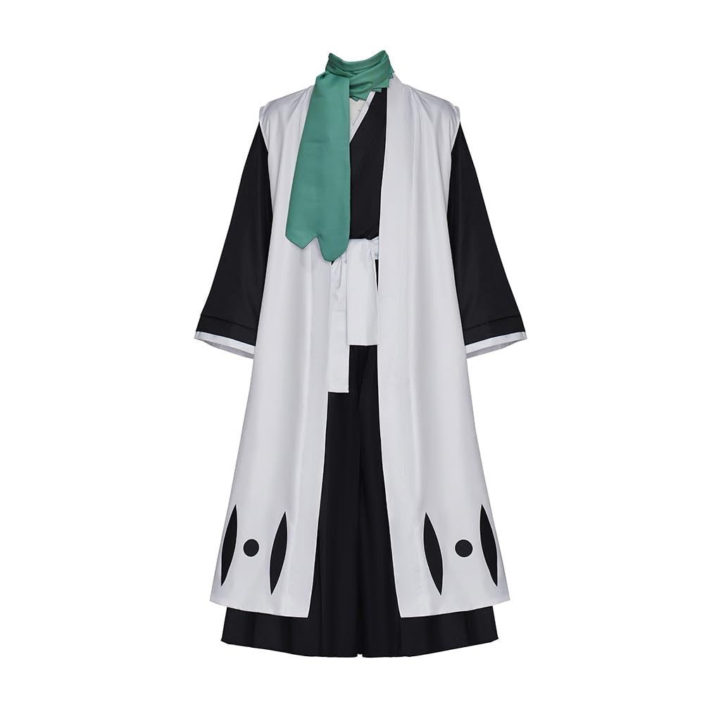 Toshiro Hitsugaya Cosplay Costume 10th Captain Kimono Outfits Halloween Set for Men