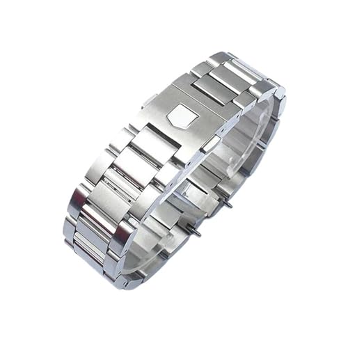 Bracelet montre acier inoxydable 904L ajustement précis Heuer Carrera 22mm