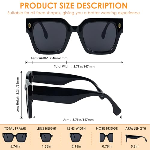 Image of Sunglasses for Women Men Retro Classic Metal Stylish Trendy Sun Glasses UV400 Protection