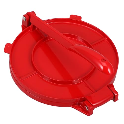Cabilock Tortilla Press Heavy Duty Aluminum Alloy Kitchen Tool for Flour and Corn Dough Nonstick Design for Easy Release Cleaning for Making Flatbreads and Pancakes