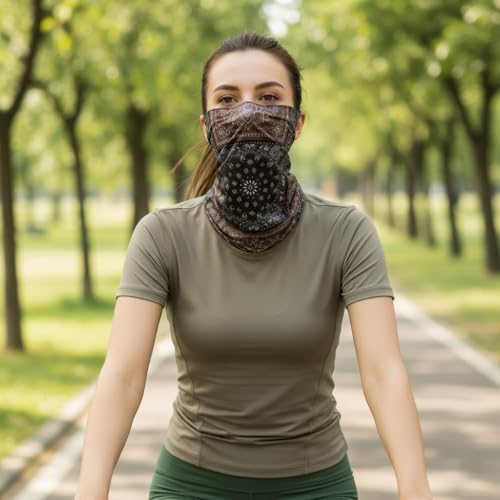 Image of Sun UV Protection Face Cover Scarf Mask Neck Gaiter Breathable Windproof Bandana Neck Gaiters