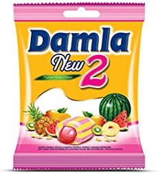 Damla New 2 Tropical Fruits Watermelon Chews 90 g / 3.17 oz