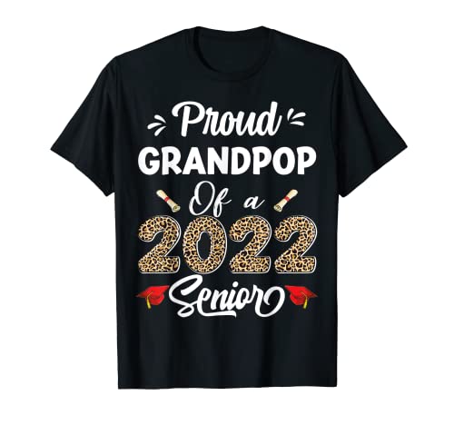 Proud Grandpop Of Senior Class Of 2022 Graduation Men Women Maglietta