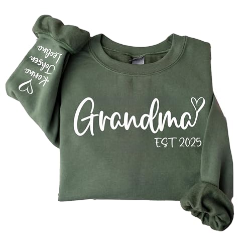 Custom MaMa Sweatshirt, Grandma shirt, Personalized Grandma Shirt with Grandkids Names, Gift for Mother's Day