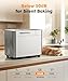 2LB Bread Maker Machine, OSIPOTO 17 in 1 Automatic Stainless Steel Bread Machine, Non-stick, Beginner-Friendly Controls, 15 Hour Timer, Easy to Clean Low Noise, High Success Rate for Homemade Bread