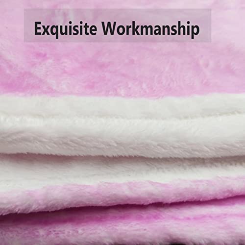 Black Girl Blanket 50X60,African American Ballerina Girls Fleece Throw Blanket,Black Girl Magic Blankets For Girls Bed, Couch And Sofa Christmas Birthday Gift Bedroom Decor Pink #TOP4