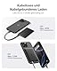 Baseus Magsafe Power Bank Ultra Slim, Ultraleichte Magnetische Powerbank für iPhone 16/15/14, Mini Wireless 5000mAh Power Bank USB-C PD 20W, Externe Batterie mit LED-Display, Schwarz