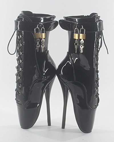 Womens Padlocks Ballet Boots2