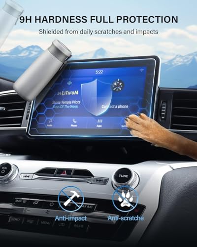 Image of Screen Protector for Honda Elevate V & VX 2023 - Running - 8 Inch Infotainment Touch Screen Guard | Anti Scratch HD Clear | Car Dashboard Accessories [Not Tempered Glass]