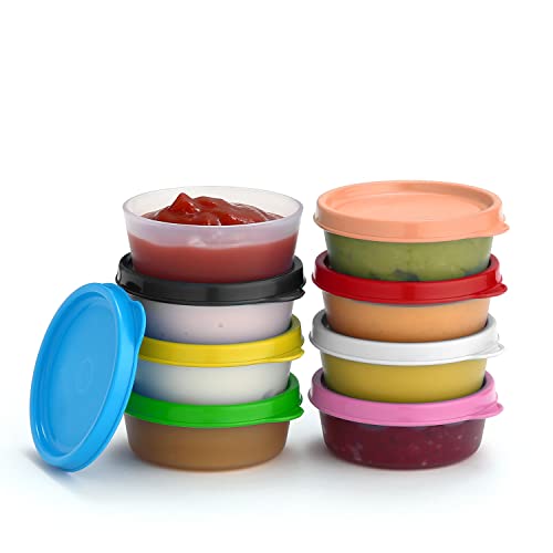 Image of Signoraware Mini Mate BPA Free Plastic Containers Set (70ml x 8 | Set of 8 | Multicolour)