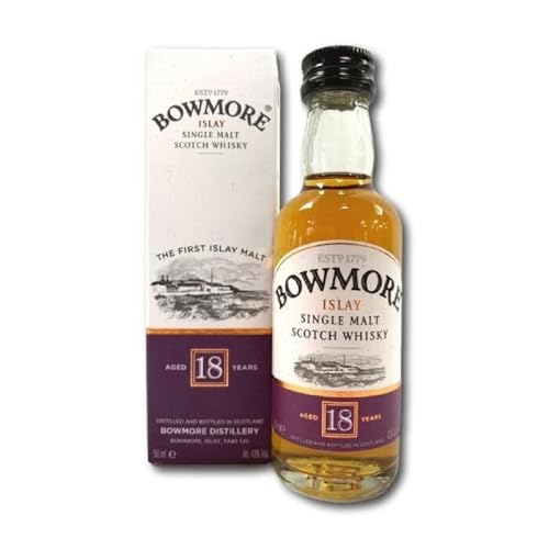 Bowmore 18 Year Old Miniature Islay Single Malt Scotch Whisky 5cl 40%