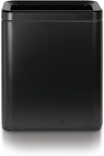 Miniatura 10 de Clorox Cubo de basura delgado y abierto, cesta de basura de metal pequeña de 2.6 galones (10 litros) con cubo extraíble para espacios estrechos,