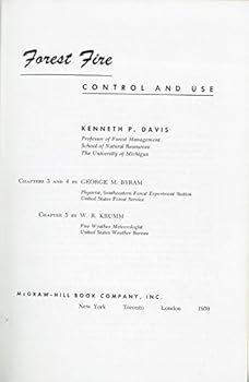 Hardcover Forest Fire: Control and Use Book
