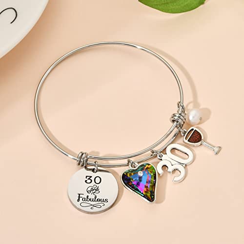 Image of Silver /14k Gold Plated Birthday Bracelet, Natural Healing Crystal Bracelet Gifts for Her Birthday for Daughter Granddaughter Friends Mom Grandma Sister