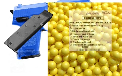 Airsoft BB HA Series HA10-30 Supplied Magazine BB accessories Plus High Grade 1000 0.12G Yellow 6MM BBs Full Set