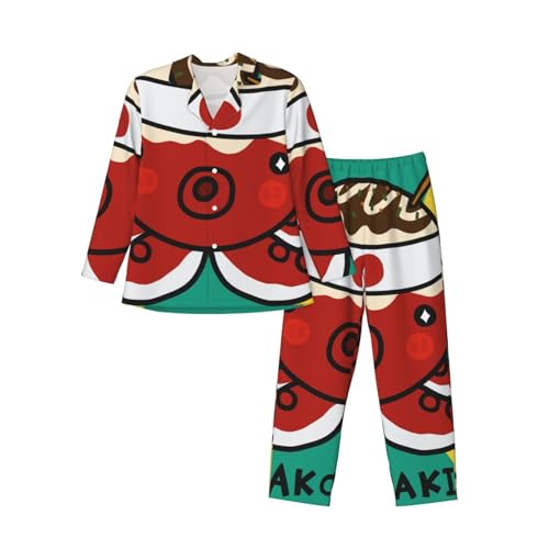 [Outfly] �^�R �����Ă� �a�� �����Y �p�W���} �|���G�X�e�� �O�J�� �p�W���} �傫���T�C�Y �㉺�Z�b�g ���� �p�W���} �L�����N�^�[ ������ �j�� �t�H�p XL FFGT128DF