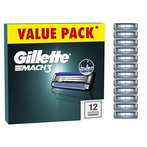 Gillette Mach3 Razor Blade Refills - Pack of 12