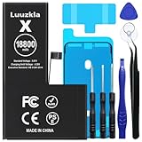 Luuzkla 18800mAh (2025 New Upgrade) Battery Compatible with iPhone X, Super Capacity Battery Replacement Compatible with iPhone X, with Full Tool Kits-0 Cycle High Capacity-24 Months Service
