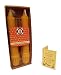Hubbardston Candle Company 100% Pure Beeswax 6" Colonial Taper Candle Pair, Natural Honey Scent, Hand Poured