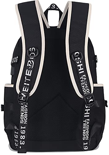 Roffatide Mochila para laptop Anime SPY×FAMILY com porta de carregamento USB Anya mochila com mochil