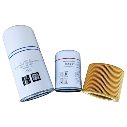 Image of 2901091900 Air Compressor Filter kit 1622087100 Oil Separation 1513033701 Oil Filter 1613900100 air Filter