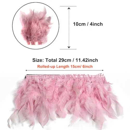 2-Pack Feather Slap Bracelet Cuffs - Feather Snap Ring, Cuff Wrist Decoration for Parties & Wrist Accessories, Women's Edition2