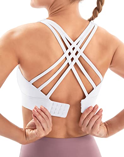 Image of Sports Bras for Women High Support Large Bust Strappy Workout Tanks Tops