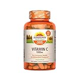 Sundown Naturals Vitamin C, 1000 Mg, High Potency, 250 Count Bottles (Pack of 2)