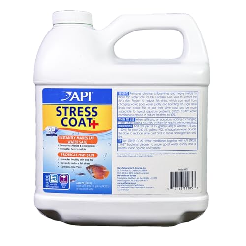 Image of API STRESS COAT Aquarium Water Conditioner 64-Ounce Bottle