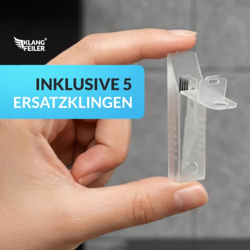 Foto von Klangfeiler® Rakelset zum Folieren - 2 Rakel & Messer & 5 Klingen Set