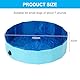 Hundepool, Hunde Planschbecken, Planschbecken für Haustiere, Katzenbadewanne, Tierpool mit Ablaufventil, Tragbar Verschleißfest Pool, Schwimmbad, Demigreat Pool Für Hund Katze, 100 x 30CM