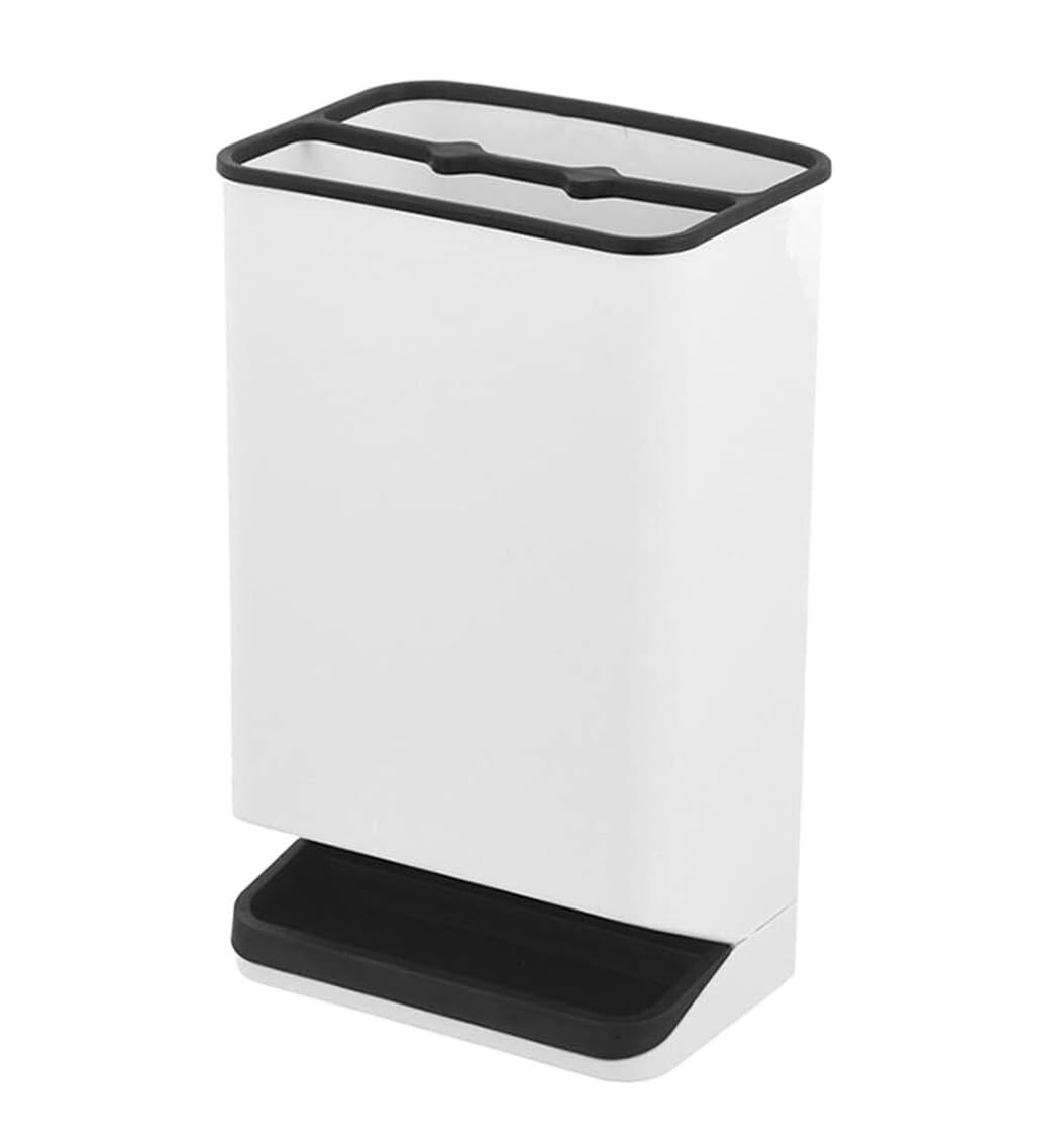 Seau de rangement pour parapluies et cannes de marche avec égouttoir