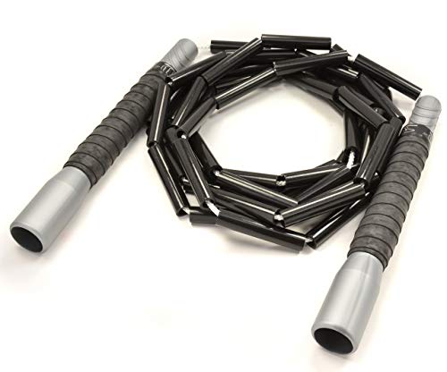 EliteSRS Heavy Beaded Fitness Jump Rope - Outdoor Rated - Comfort Foam Grip