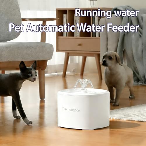 Fuente automática para beber agua para gatos y mascotas miniatura 4