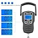 75Kg/165Lb Digital Luggage Scale for Travel, Fishing Weight Scale Unit with 1.5M Measuring Tape, Suitcase Weight Unit Can Switch Kg/Lb/Jin/Oz 4 Units, with Hook, Battery Included