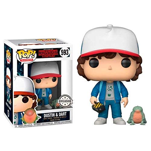 Funko Pop Stranger Things Dustin Com Dart Exclusivo #593