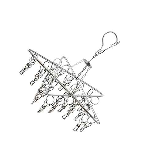 Cabilock Perchero De Calcetines De Forma Estrella Tendedero para Ropa Interior y Sujetadores Pinzas para Uso Doméstico