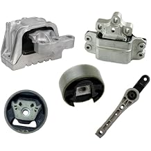 Engine Motor & Transmission Mount Compatible with 2009-2015 Audi TT Quattro 2.0L AWD Coupe AUTO Dual Clutch Set 5pc -K3768 |A6973 A6966 A4925 A4909 A6960HY