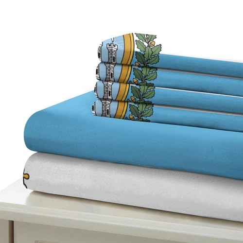 Parure de lit 260x220cm imprimé 3D Marino microfibre douce