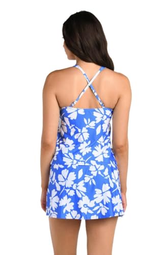 24th & Ocean Women's Over The Shoulder Tankini Swimsuit Top3