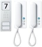 siedle türsprechanlagen set einfamilienhaus ca 812-1 w bedienungsanleitung Lautstärke regulierbar Siedle CA 812-2 BS/W Türsprechset für das Zweifamilienhaus