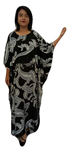 Vestido de mujer gris 46 Cool Kaftans con caída elegante y tejido premium 2