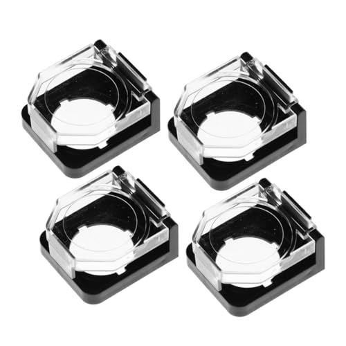 Homoyoyo Dishwasher Button Cover Emergency Stop Button Protective Cover 4-pack for Safety and Durability