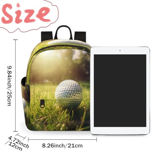 Golf Balls Grass Backpack for Women Large Capacity with Adjustable Pressure Relief Strains Lightweight Travel Backpack for Work Travel Casual Gifting4