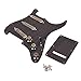 Loaded Pickguard and Back Plate Set with Accessories, Loaded Prewired SSS Humbucker Pickguard Pickups Set with Back Plate, Guitar Hardware