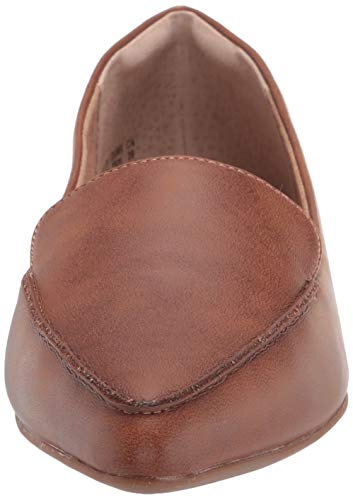 Amazon Essentials Women's Loafer Flat, Tan Faux Leather, 6 #TOP1